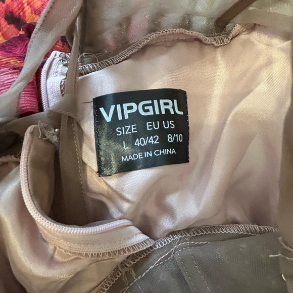 Elegant Sequin Top Prom Dress in Brown - Picture 4 of 7